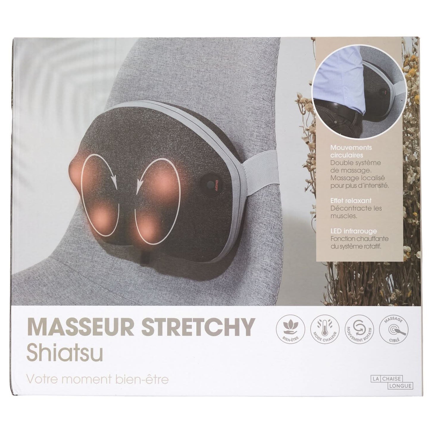 COUSSIN MASSEUR SHIATSU STRETCHY