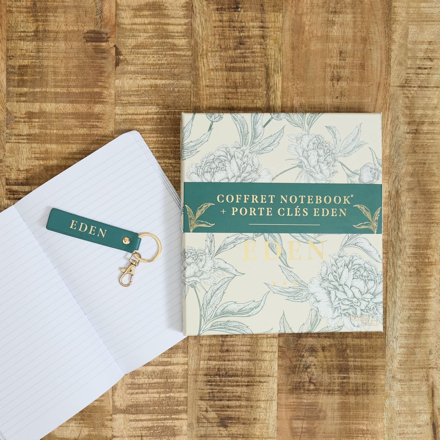 COFFRET NOTEBOOK JARDIN D'EDEN (coloris aléatoire)