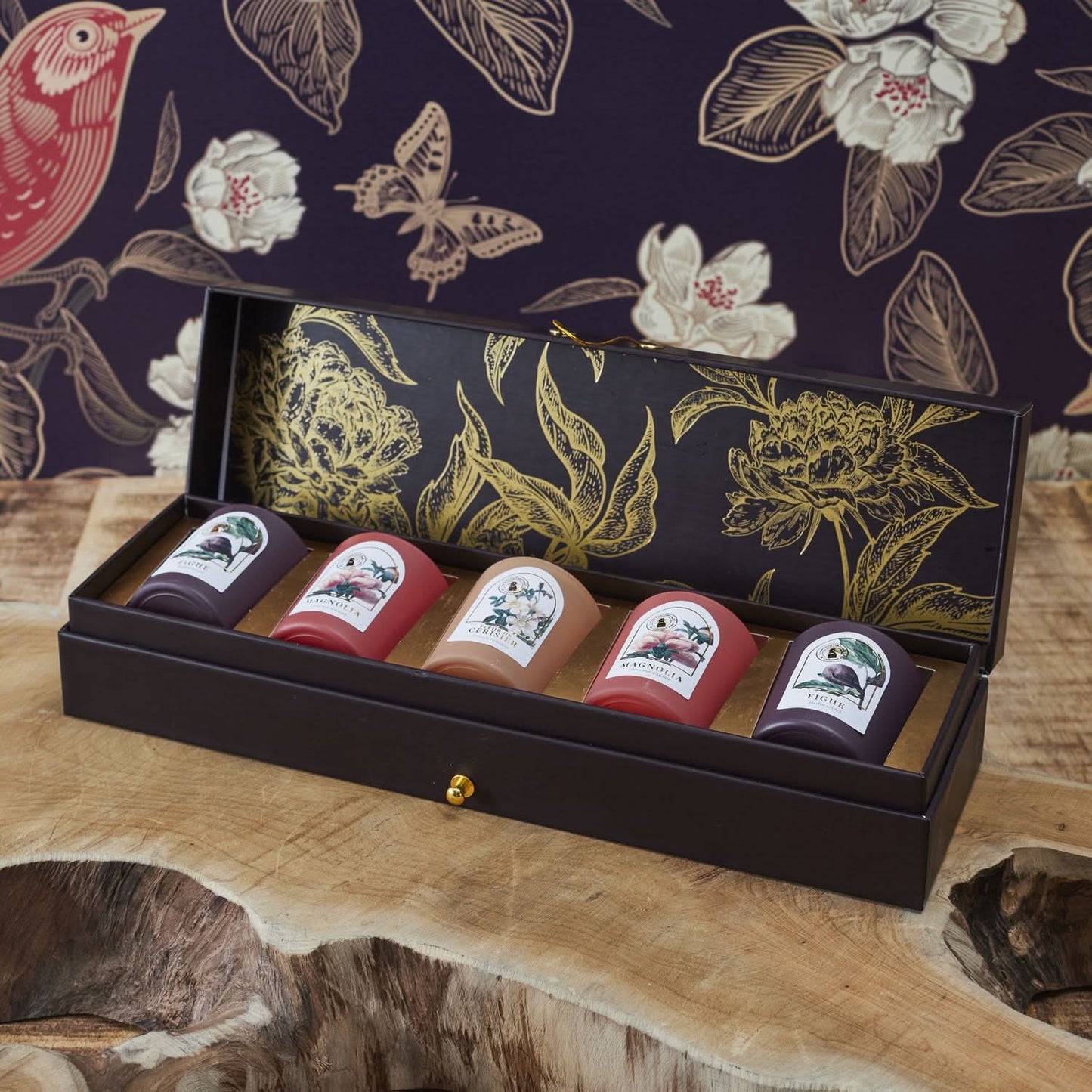 COFFRET BOUGIES APOTHICAIRE JARDIN D’EDEN