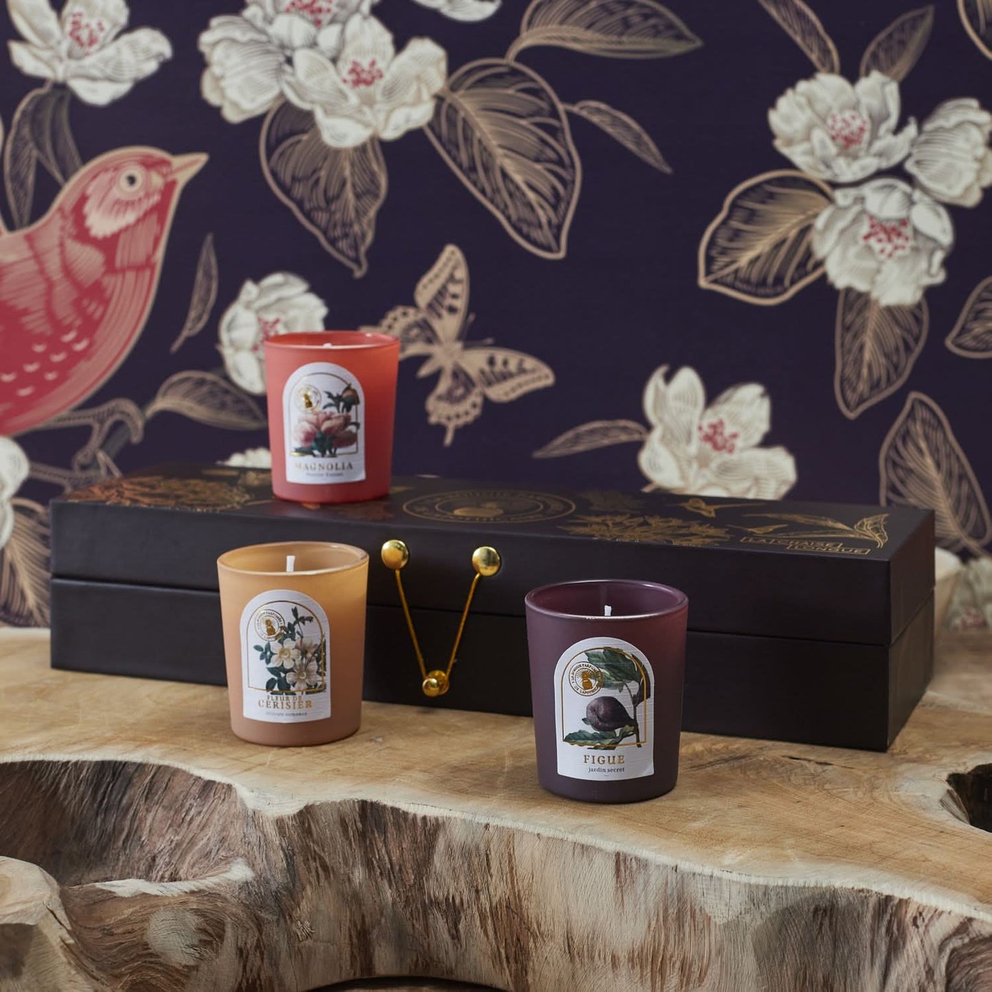 COFFRET BOUGIES APOTHICAIRE JARDIN D’EDEN