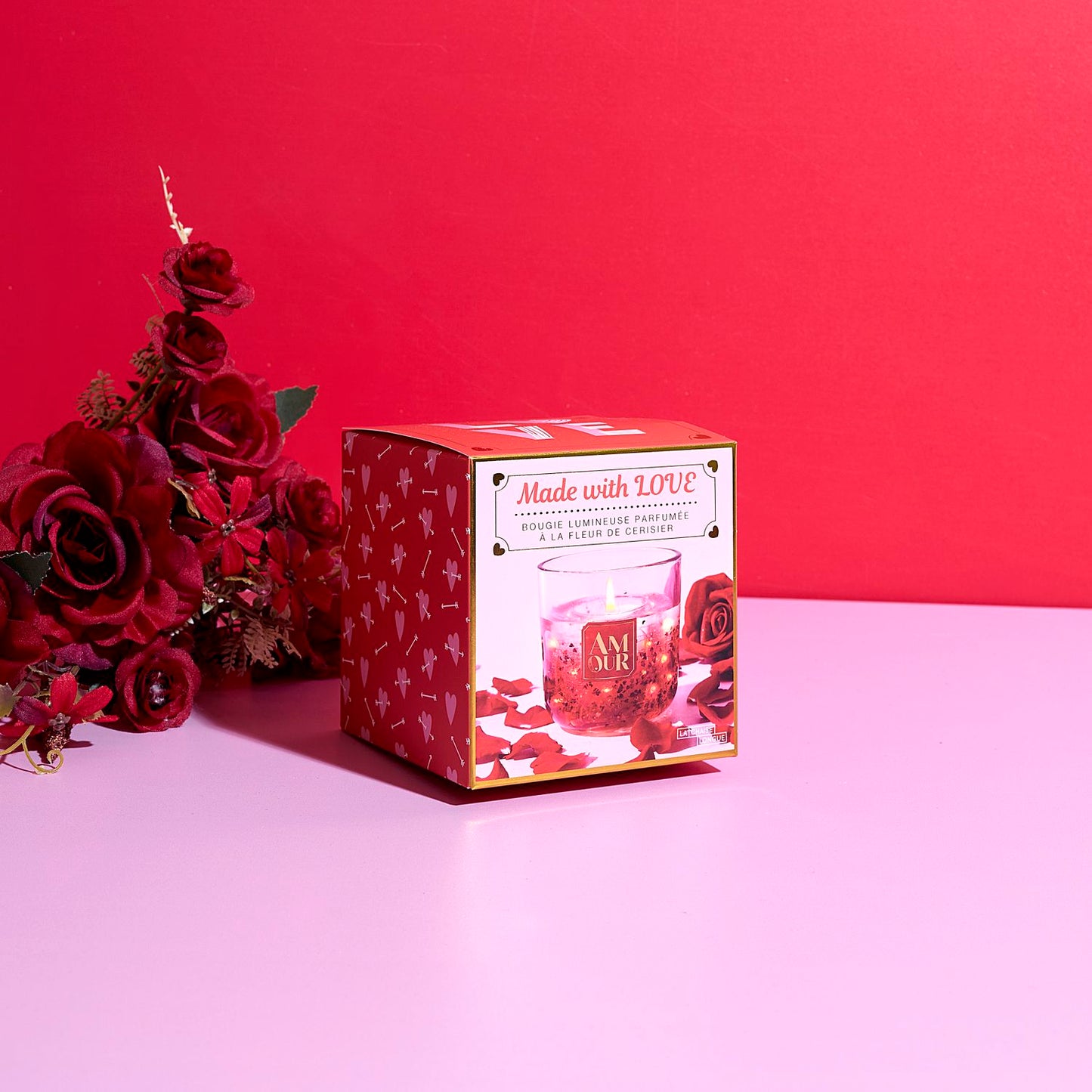 BOUGIE EFFET NEON AMOUR
