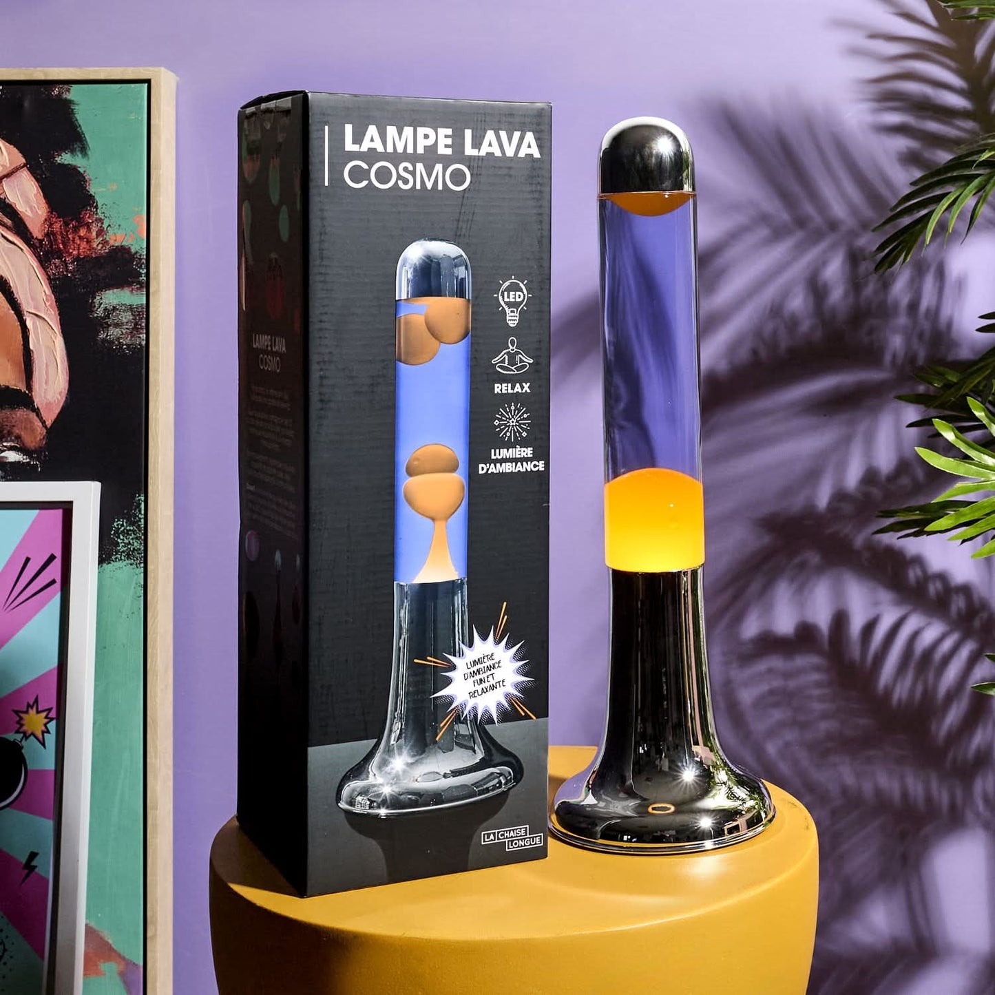 LAMPE LAVA COSMO VIOLET
