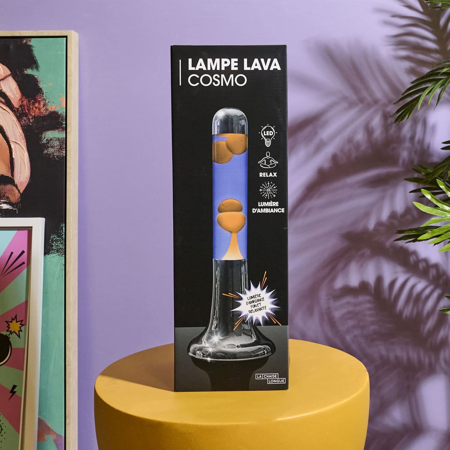 LAMPE LAVA COSMO VIOLET