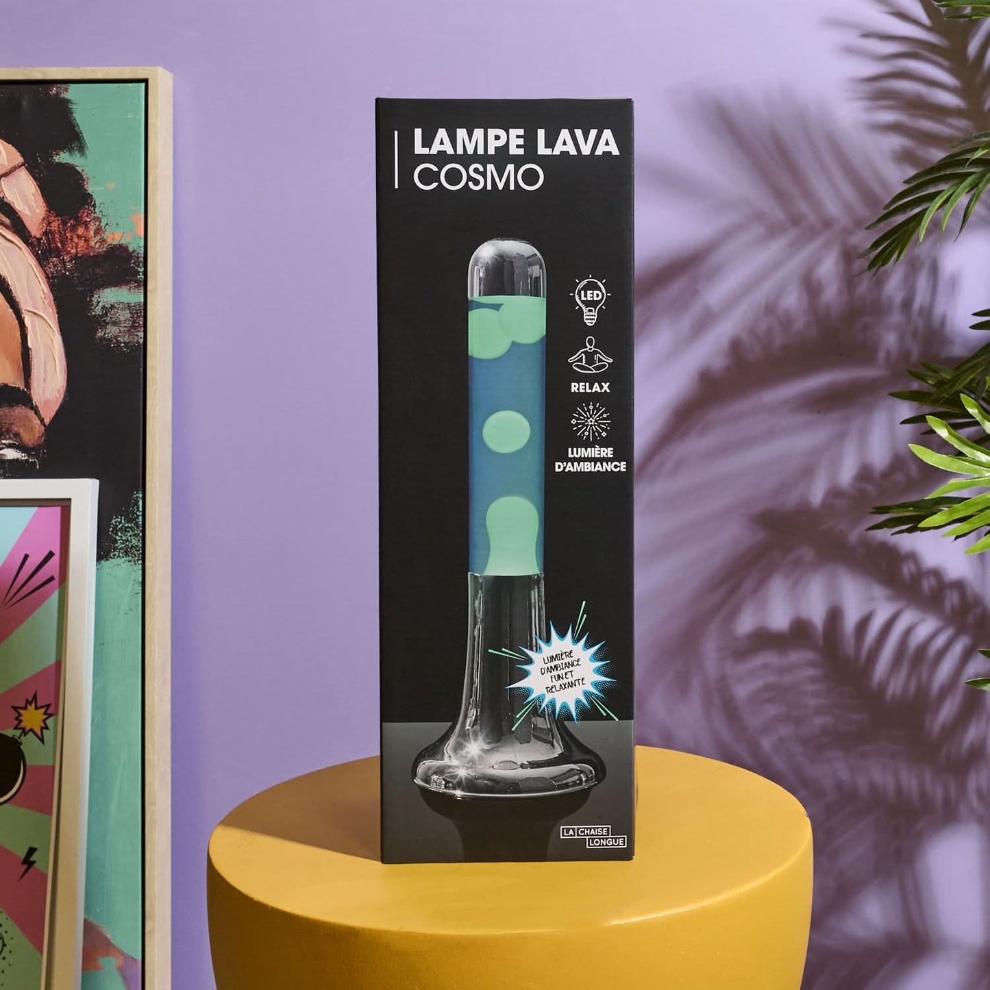 LAMPE LAVA COSMO BLEU