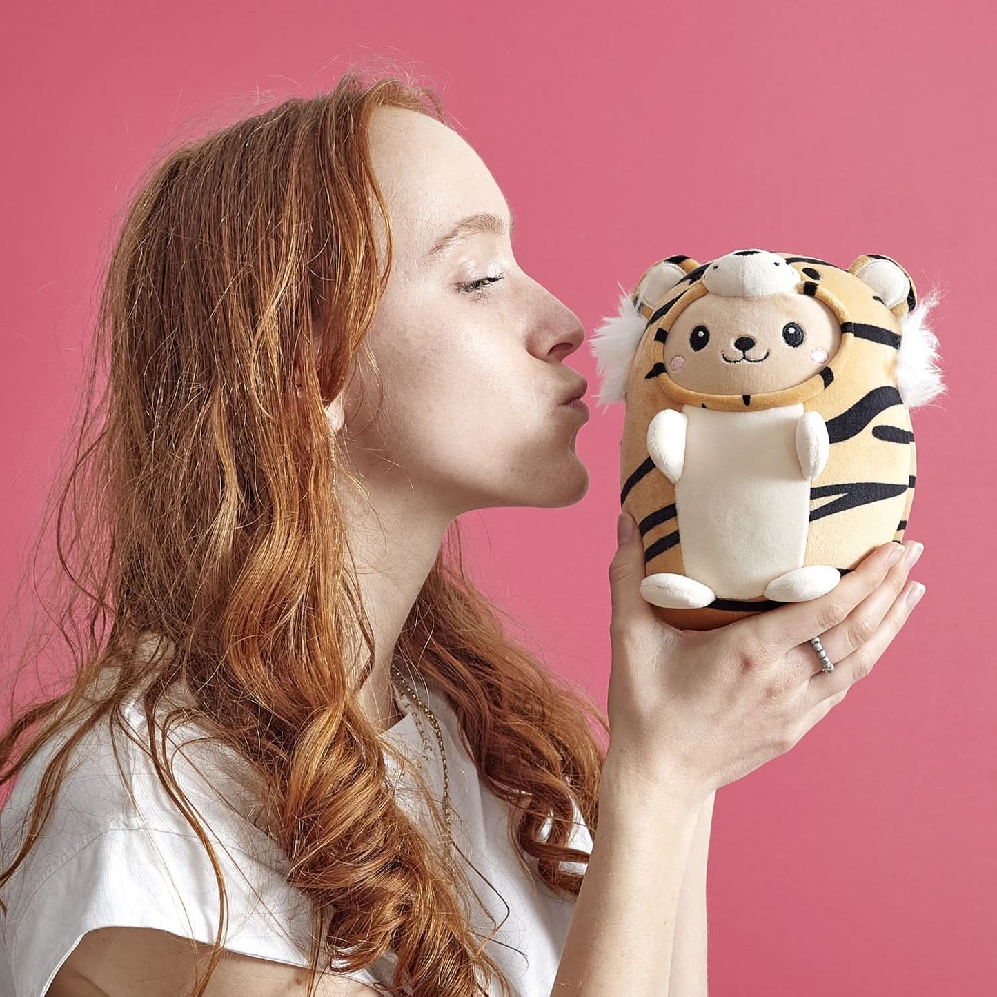 PELUCHE COSY CAT DEGUISE TIGRE