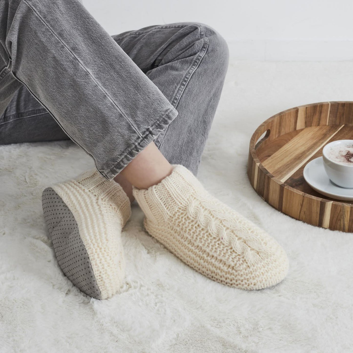 CHAUSSONS CHAUSSETTES JACQUARD COSY TIME