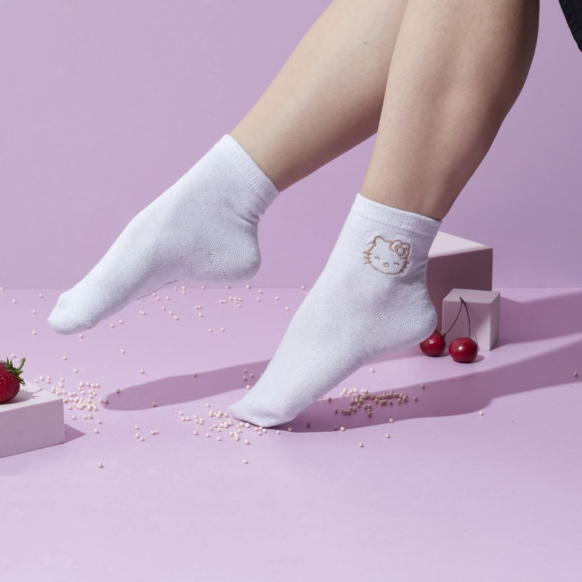 CHAUSSETTES HELLO KITTY PAILLETTES 36-39