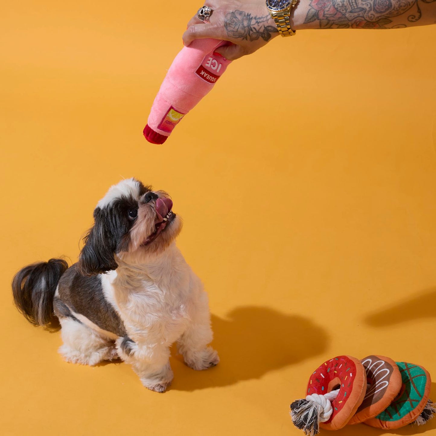 COFFRET JOUETS CHIEN DONUTS ET LIMONADE