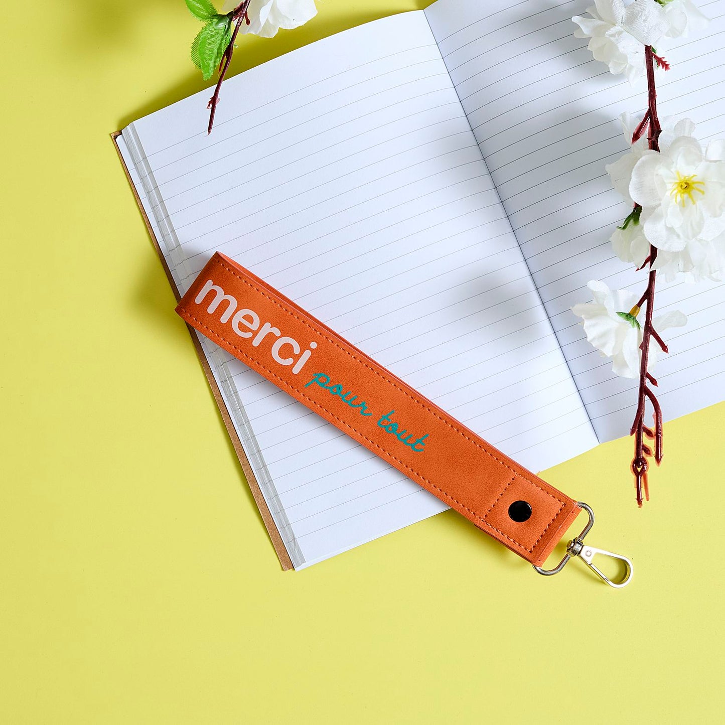 PORTE CLE MERCI POUR TOUT