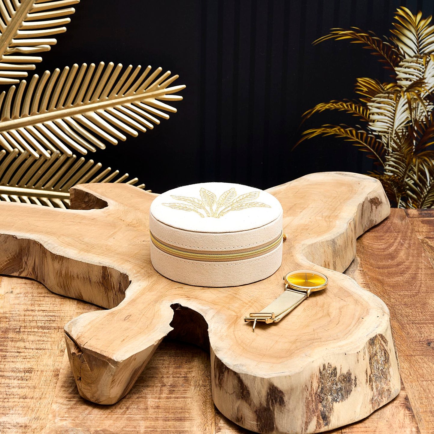 COFFRET A BIJOUX GOLDEN PARADISE