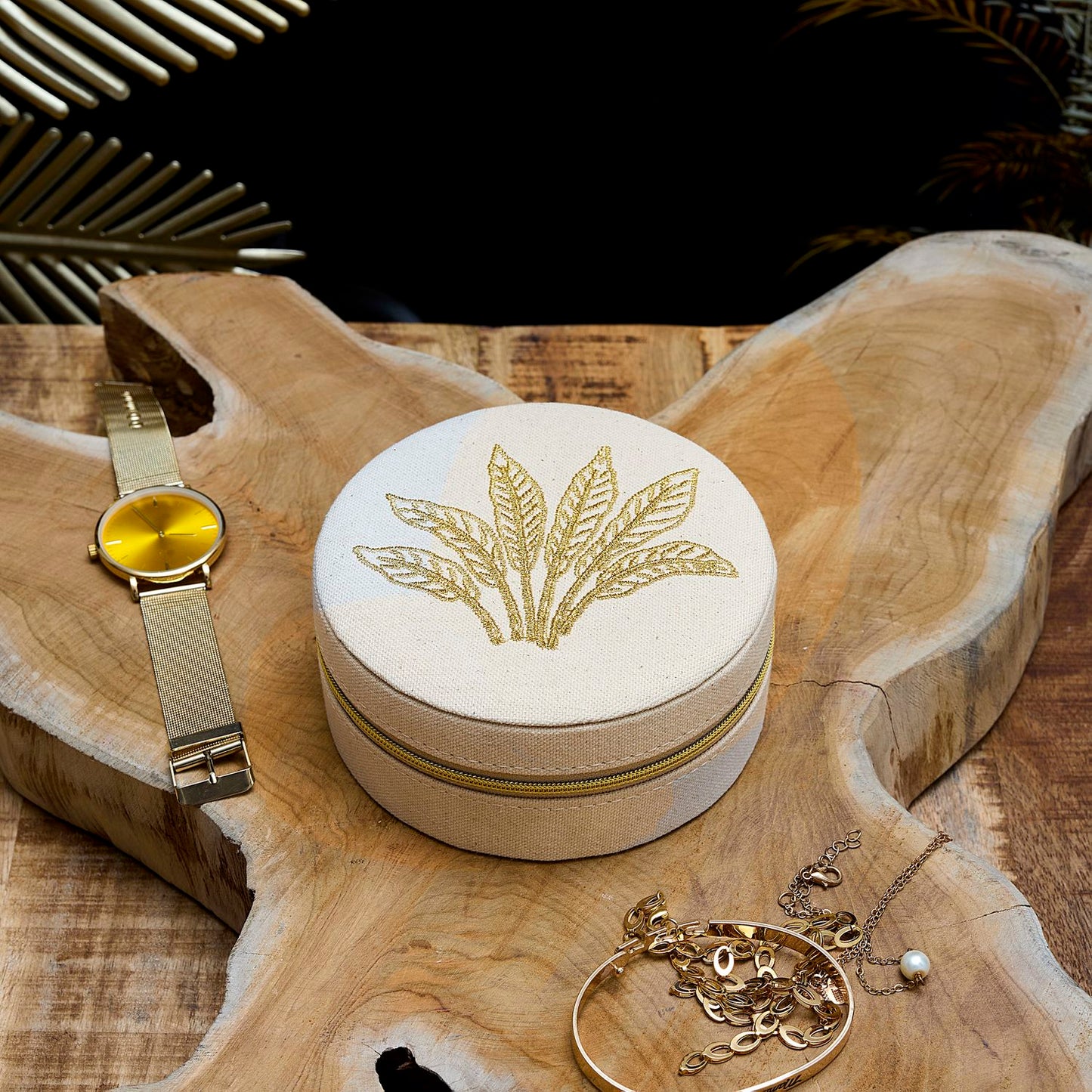 COFFRET A BIJOUX GOLDEN PARADISE