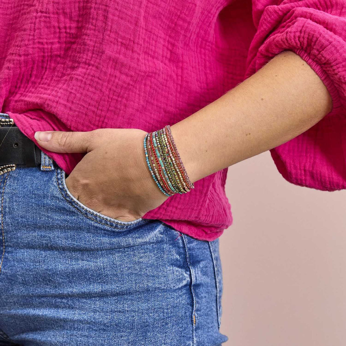 BRACELETS SEMAINIER STRASS LOLLA
