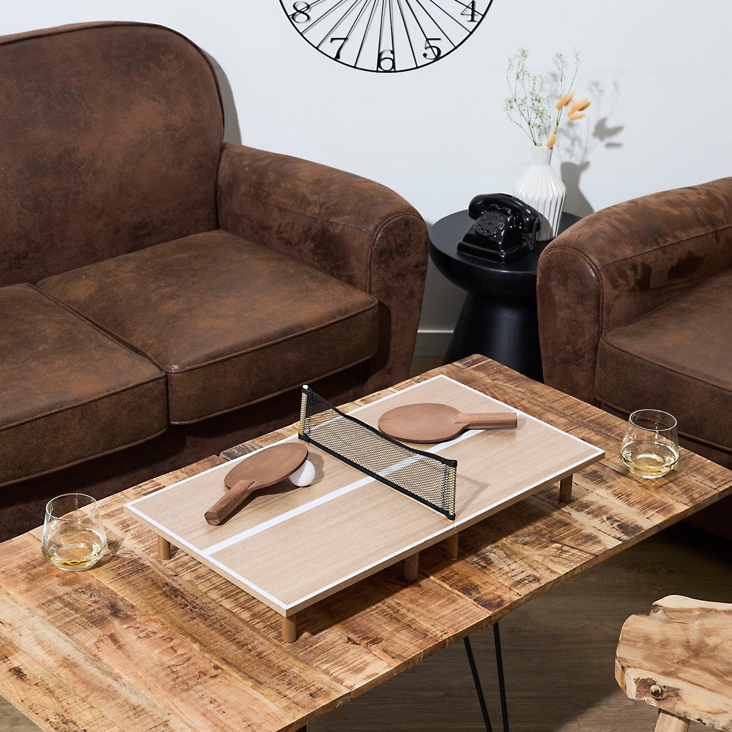 JEU DE TABLE PING PONG EN BOIS