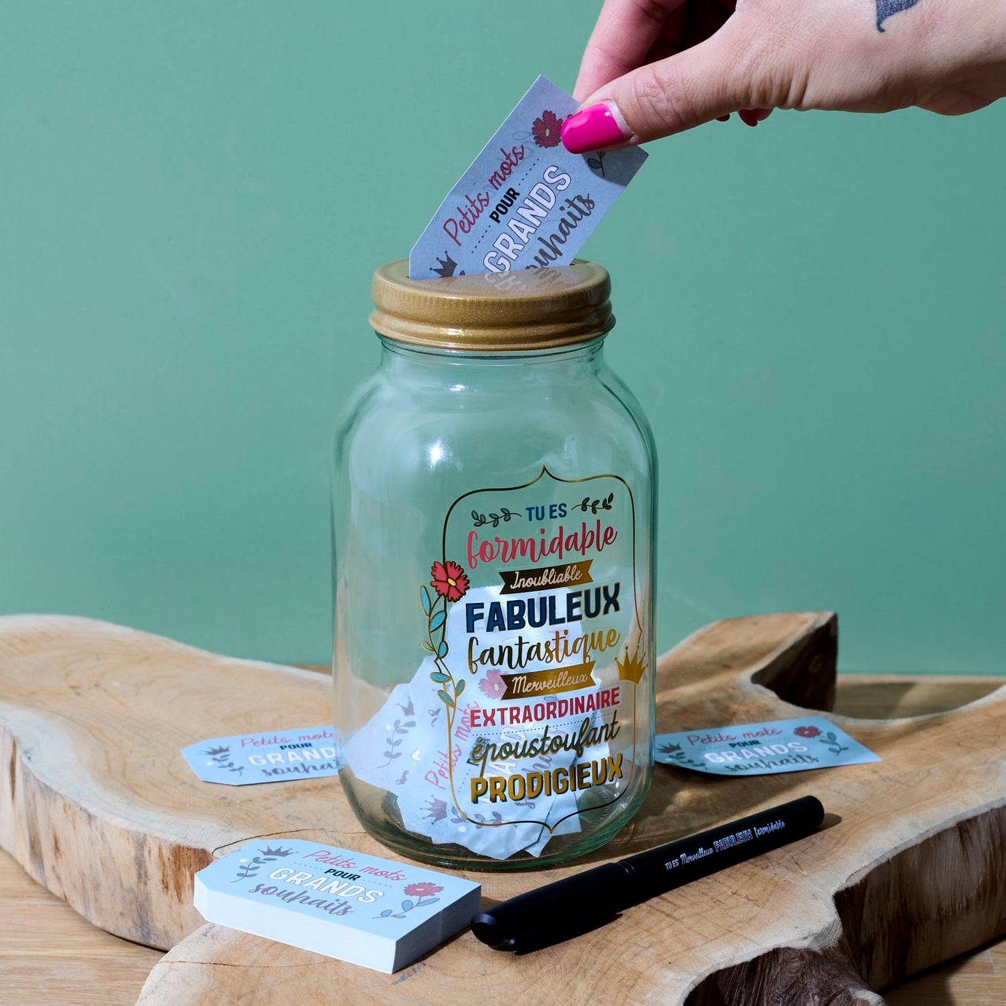 BOCAL A MESSAGES FAMILLE