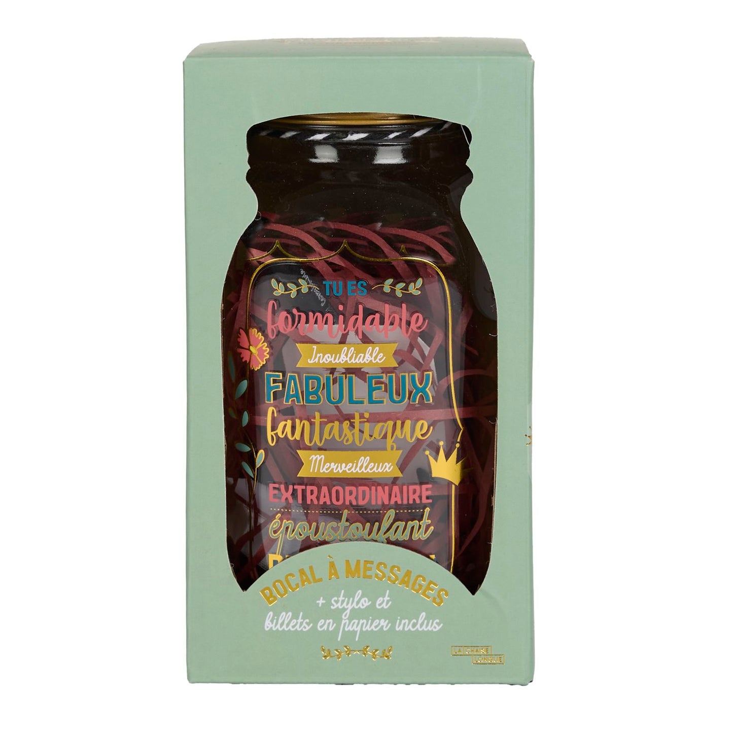 BOCAL A MESSAGES FAMILLE