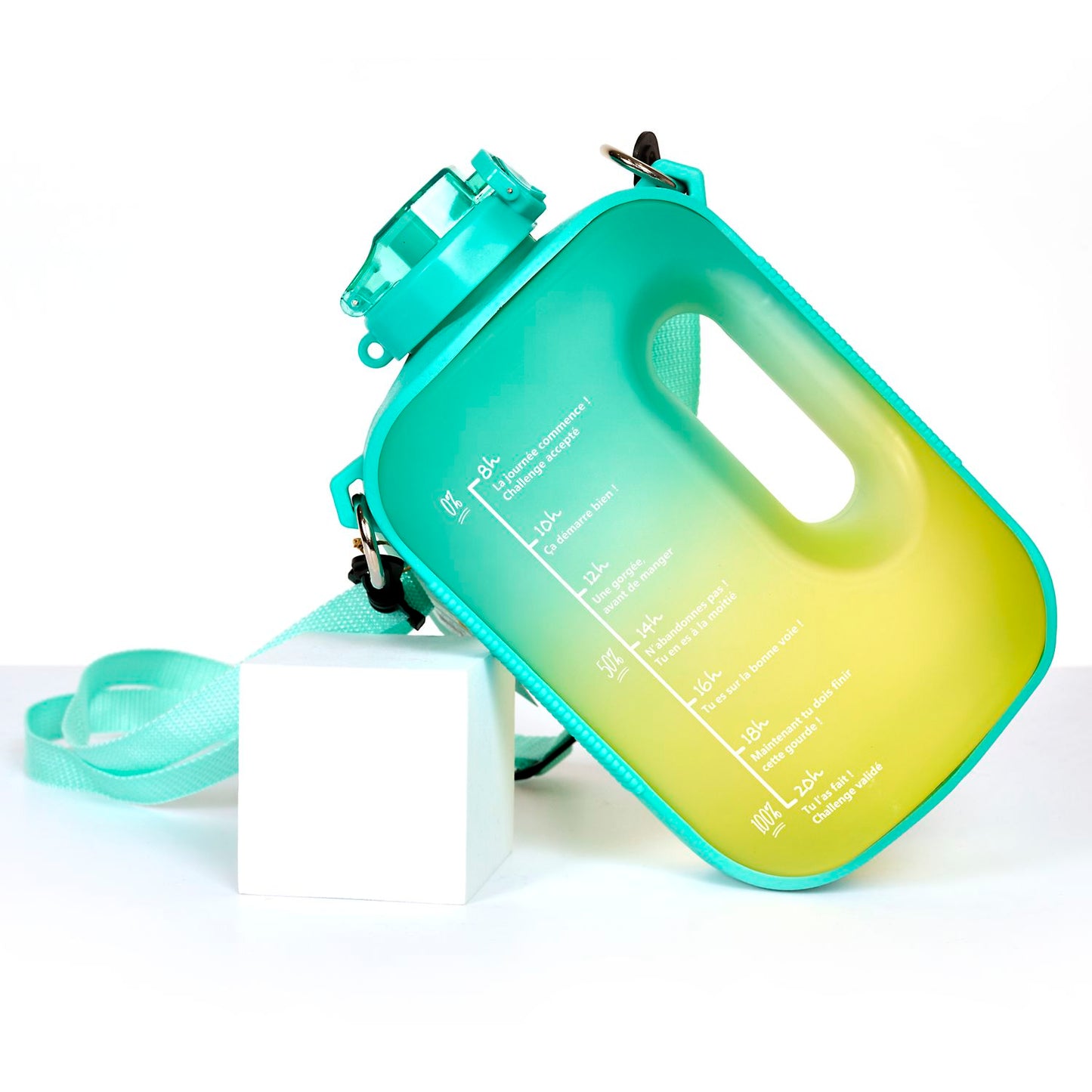 GOURDE DE MOTIVATION SUNSET LOVER XXL VERT