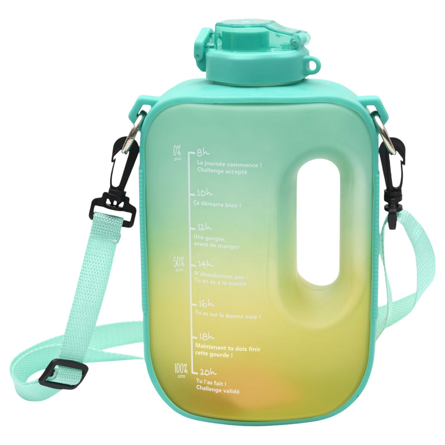 GOURDE DE MOTIVATION SUNSET LOVER XXL VERT