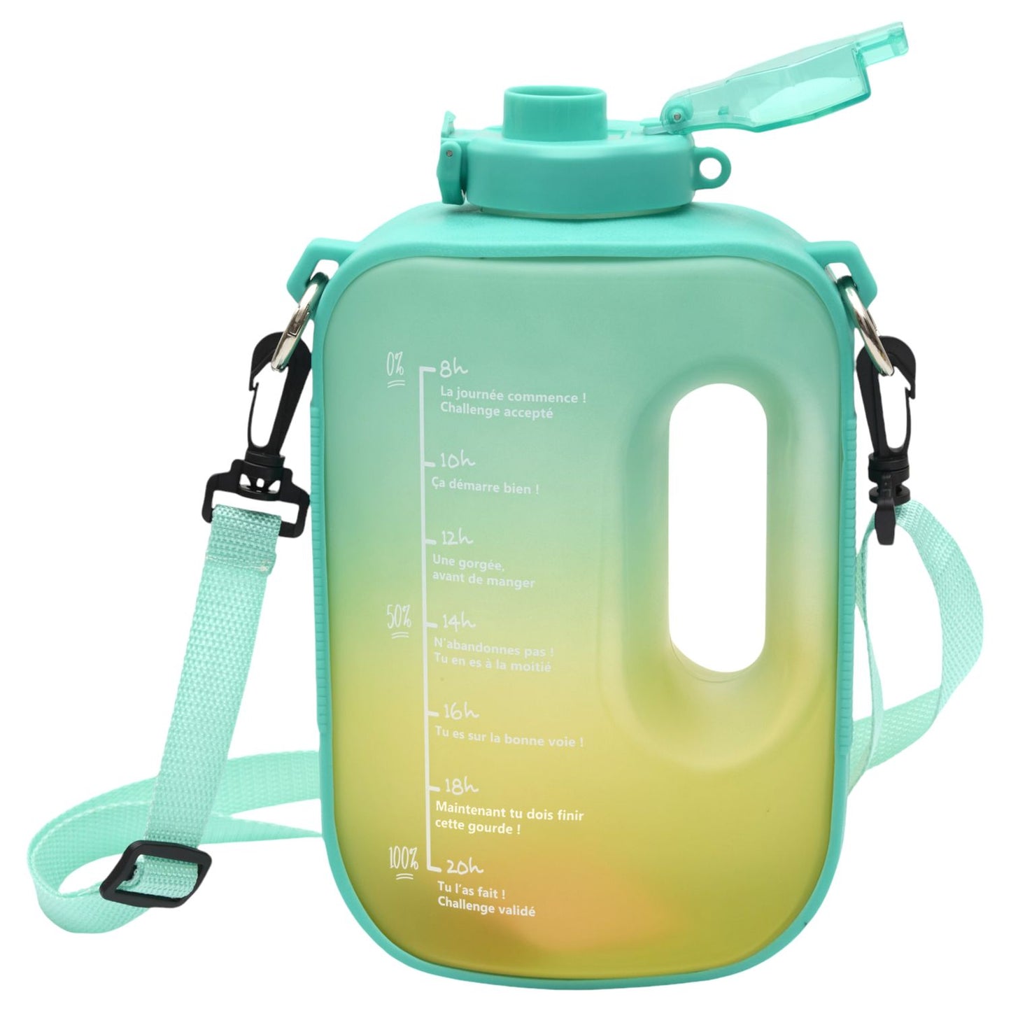 GOURDE DE MOTIVATION SUNSET LOVER XXL VERT