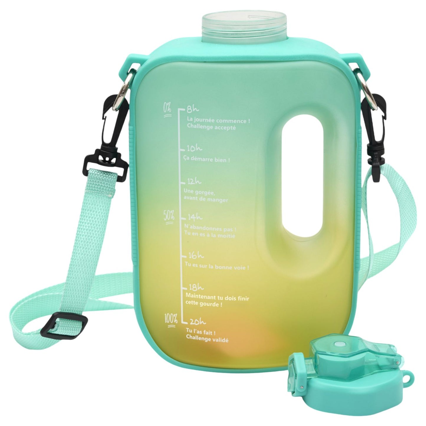 GOURDE DE MOTIVATION SUNSET LOVER XXL VERT