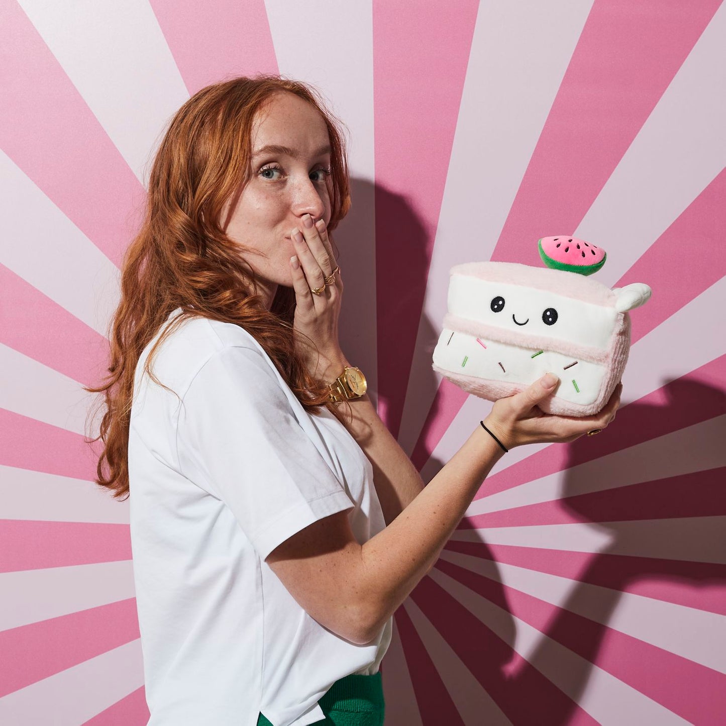 PELUCHE PART DE GATEAU