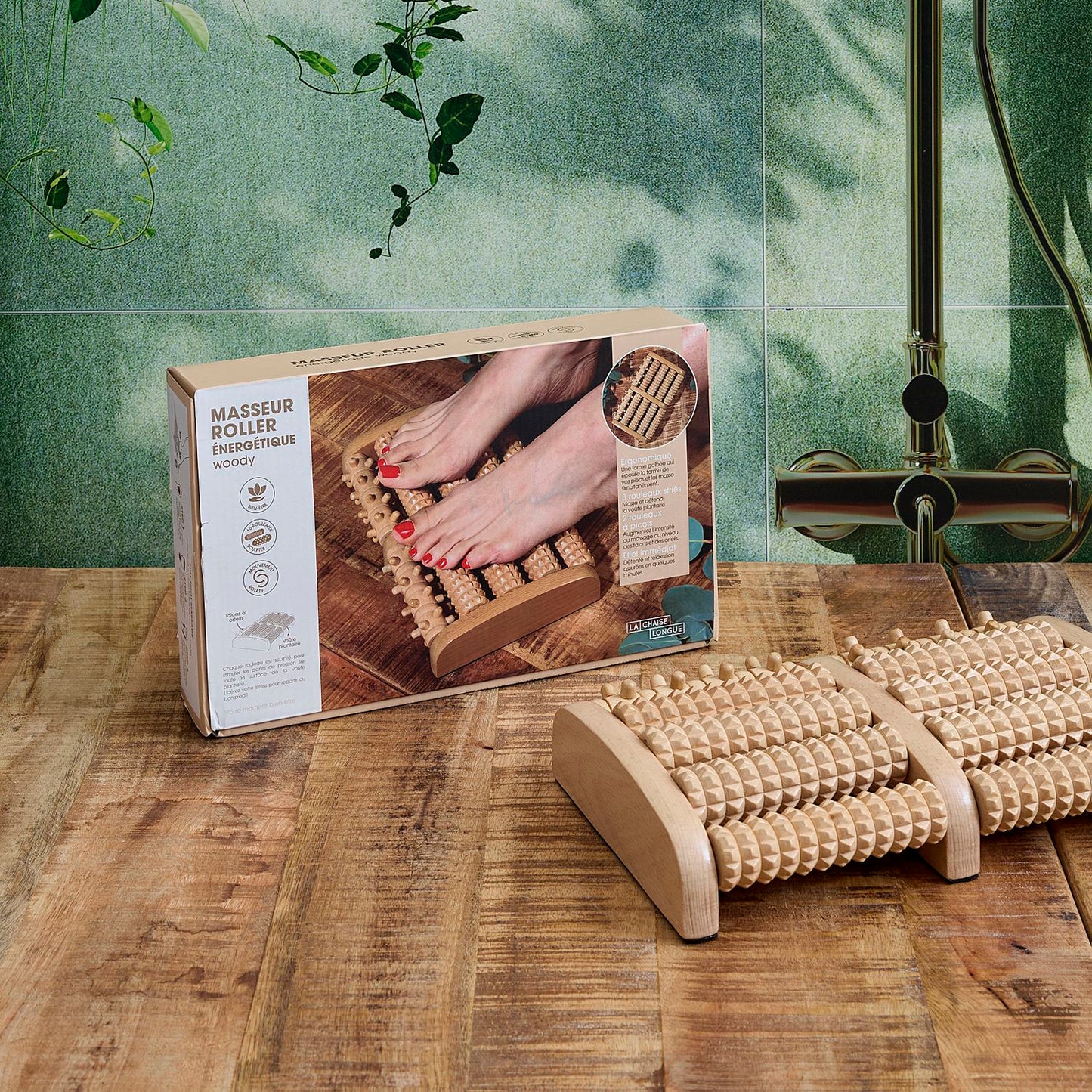 MASSEUR ROLLER ENERGETIQUE WOODY