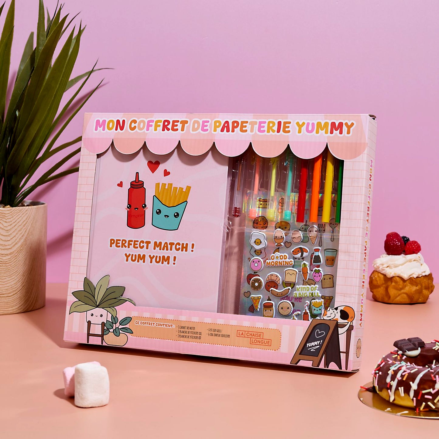 MON COFFRET DE PAPETERIE YUMMY
