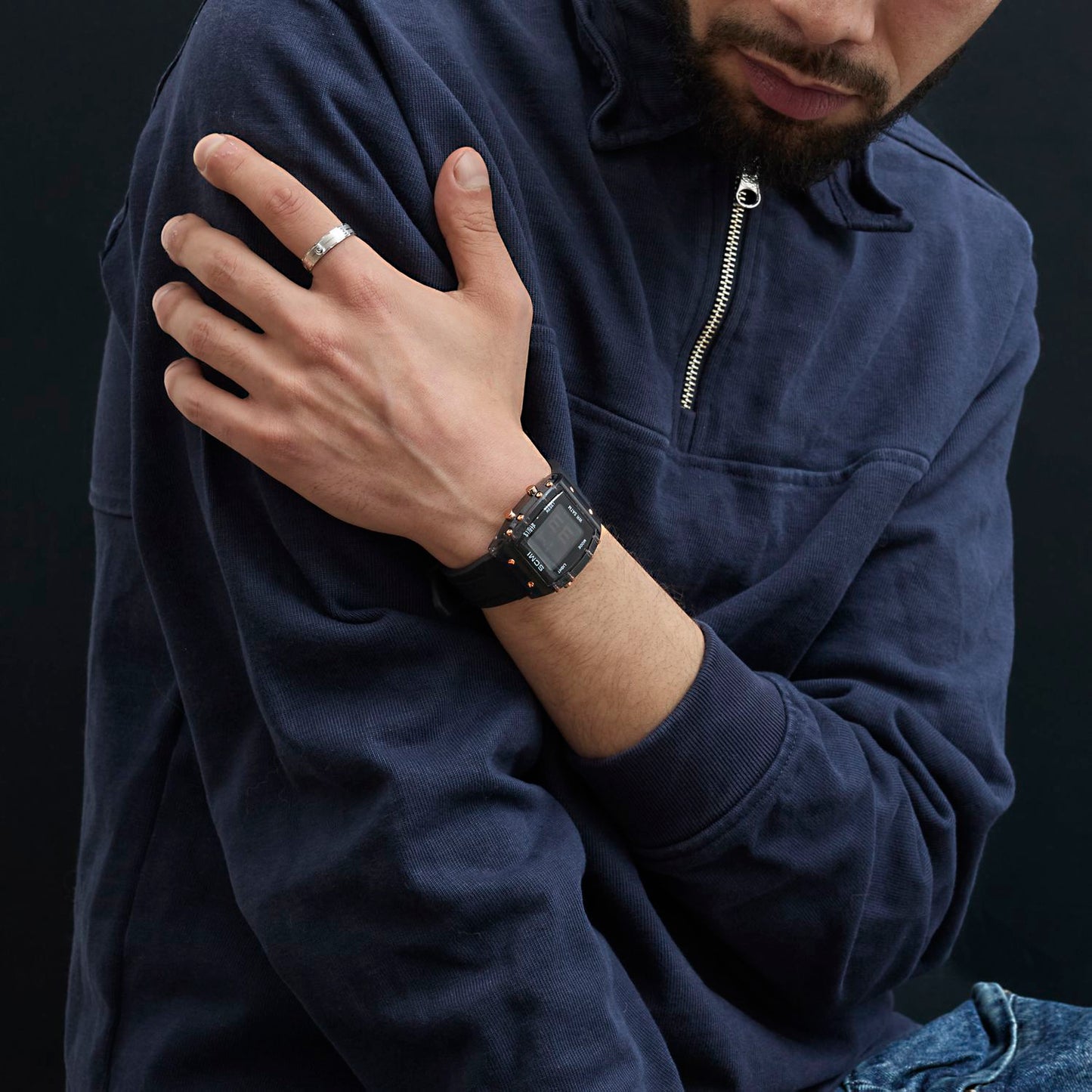 MONTRE ALPHA PURE BLACK