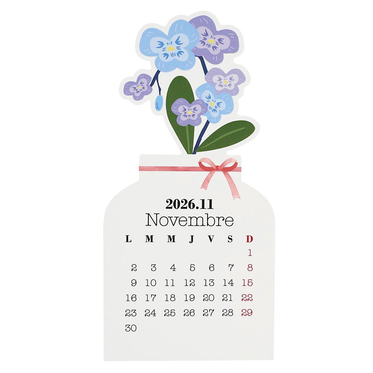 CALENDRIER BOUQUET BLOOM 2026