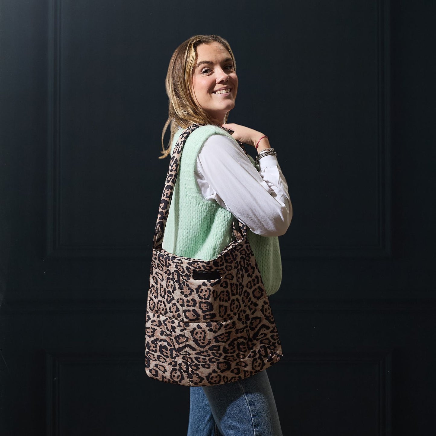 CABAS DOUDOUNE LEOPARD