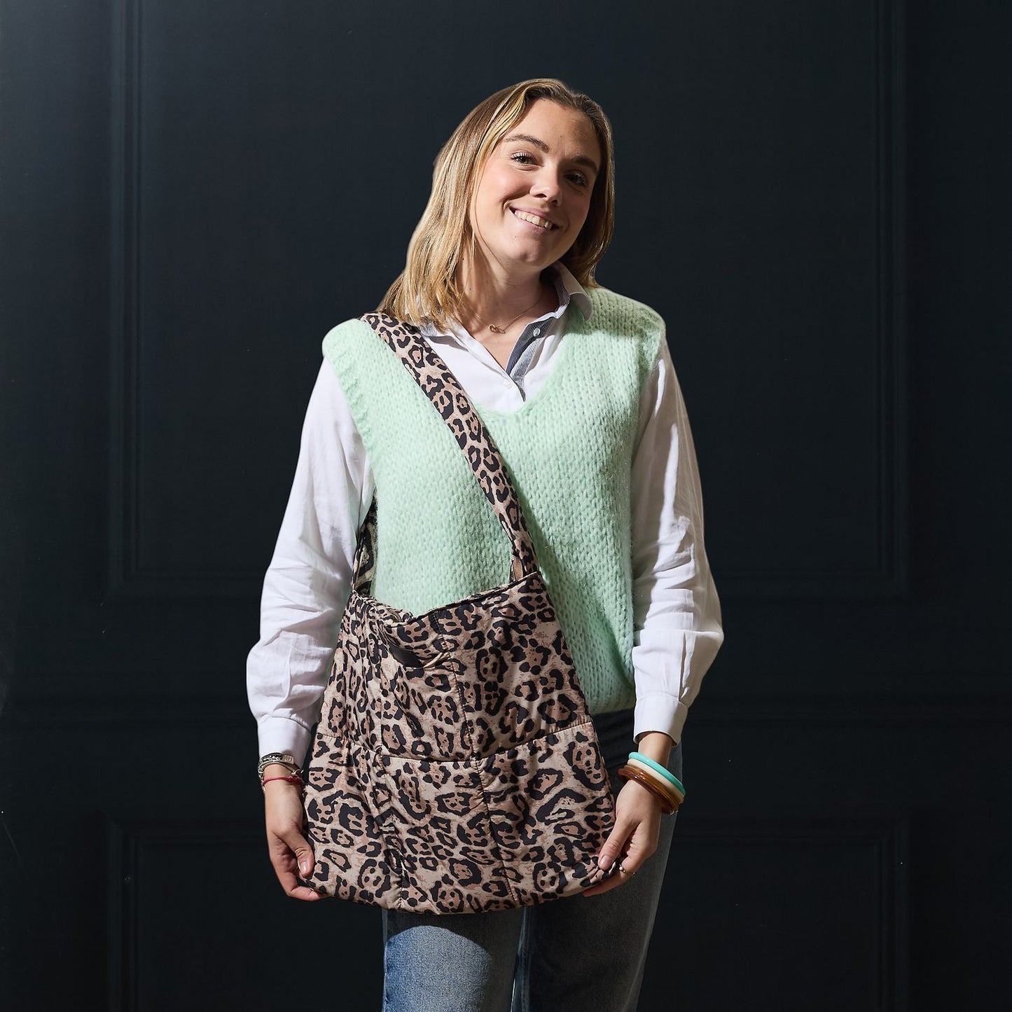 CABAS DOUDOUNE LEOPARD