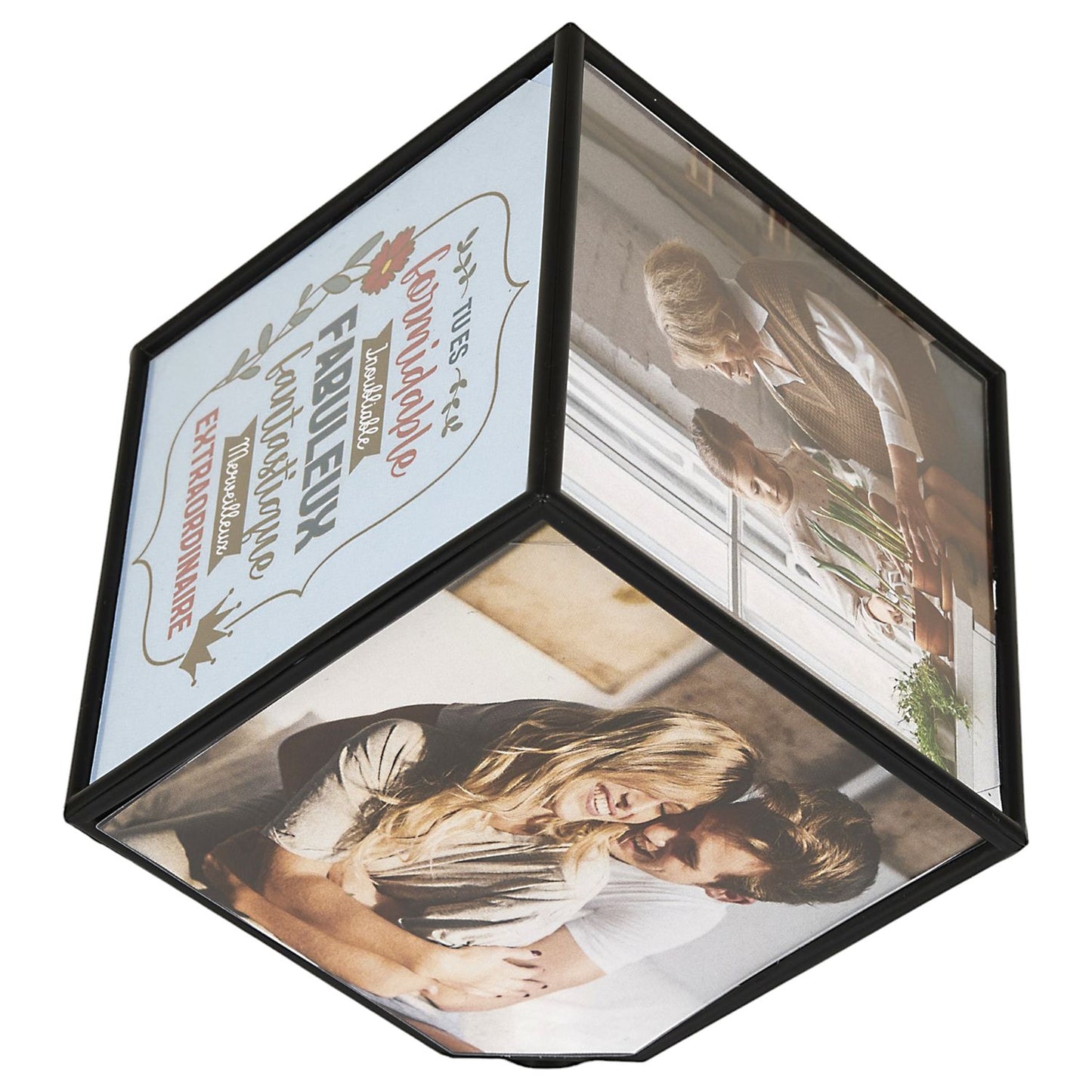 CADRE PHOTO CUBE ROTATIF ORBIT