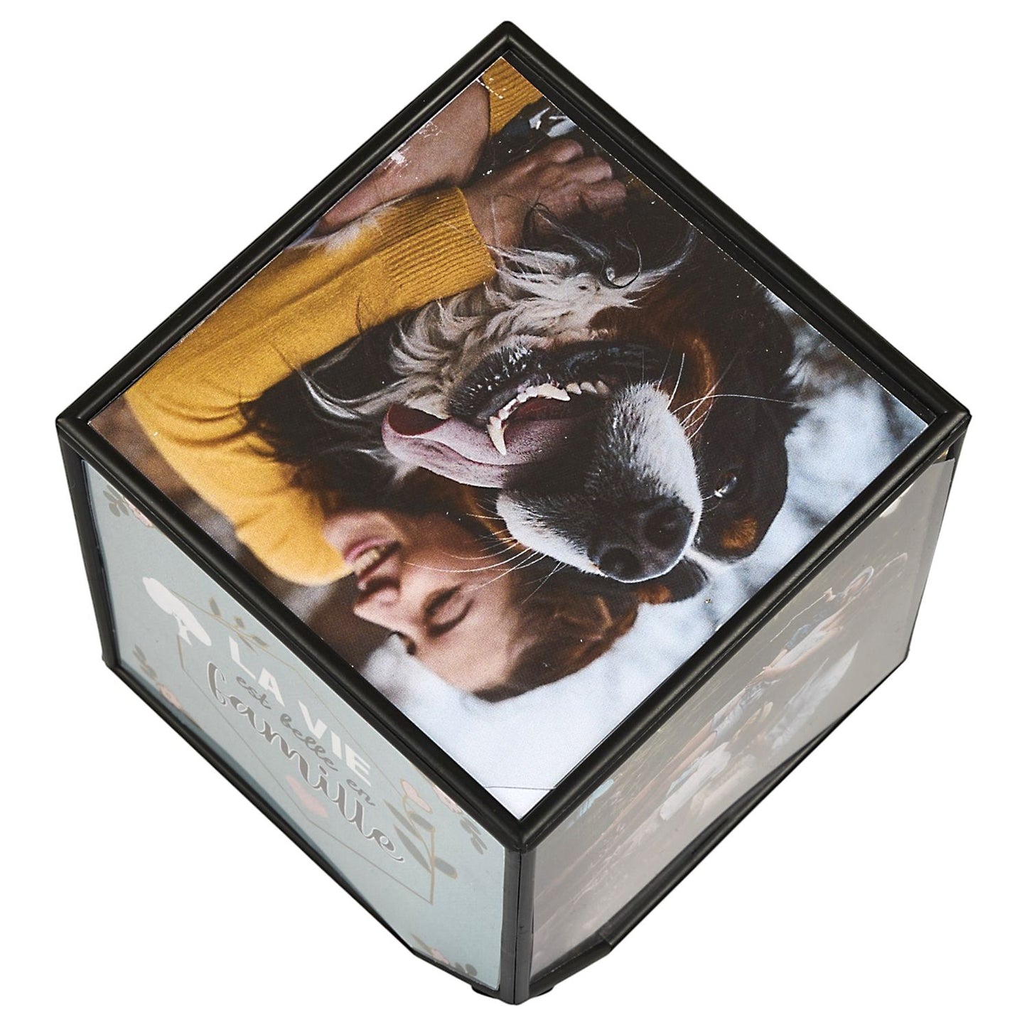 CADRE PHOTO CUBE ROTATIF ORBIT
