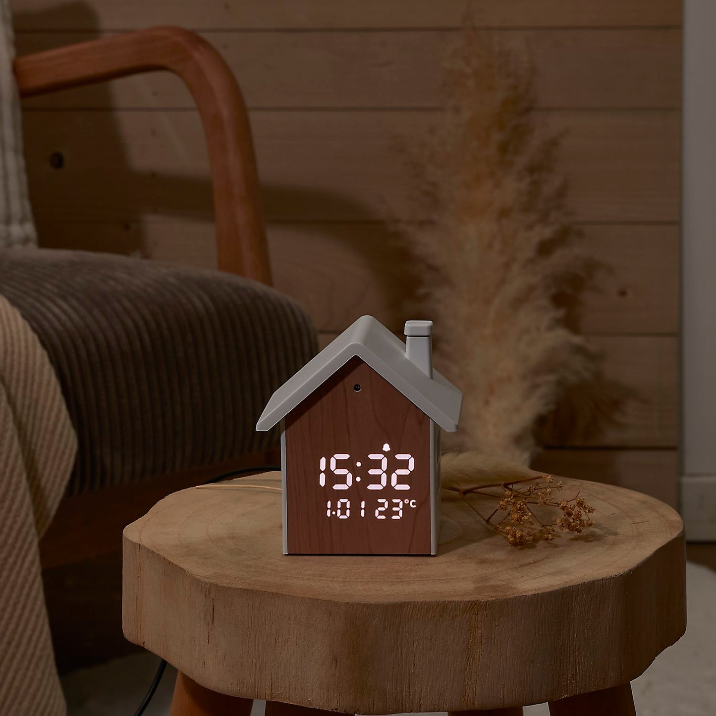 REVEIL LED TINY HOUSE BLANC