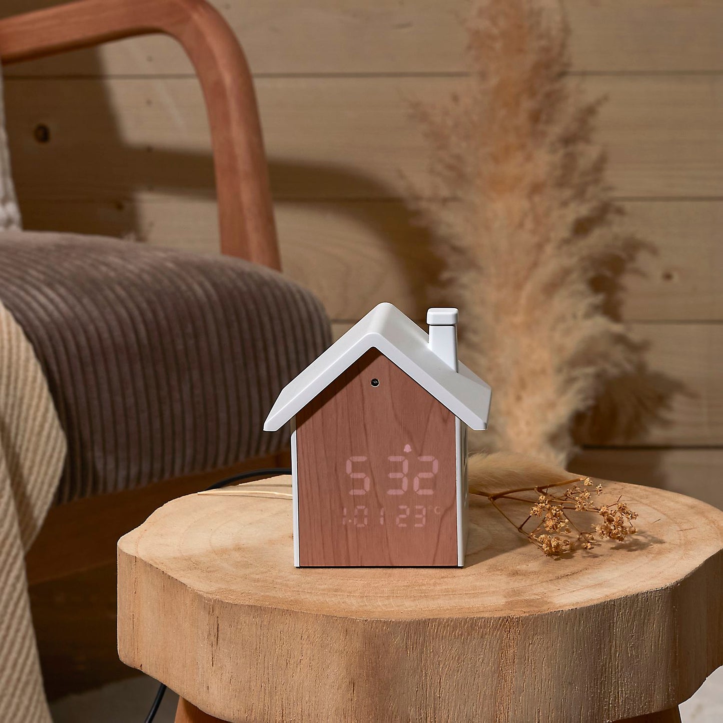 REVEIL LED TINY HOUSE BLANC