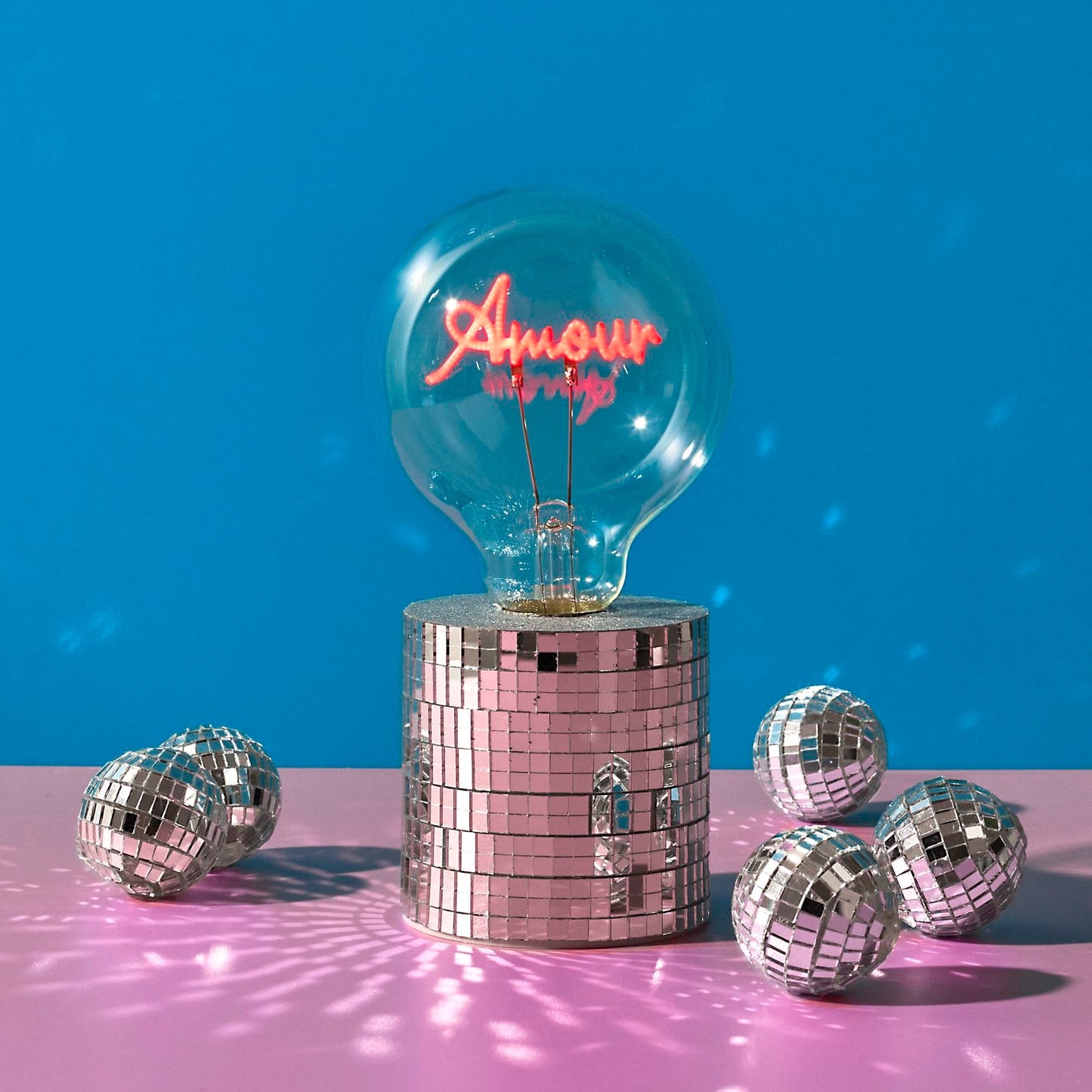 LAMPE AMPOULE DISCO AMOUR