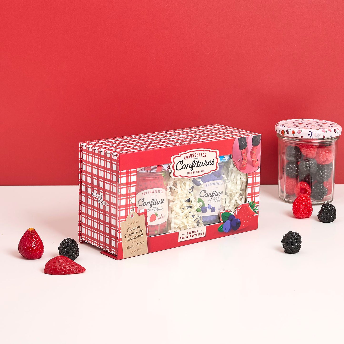 COFFRET CHAUSSETTES CONFITURES