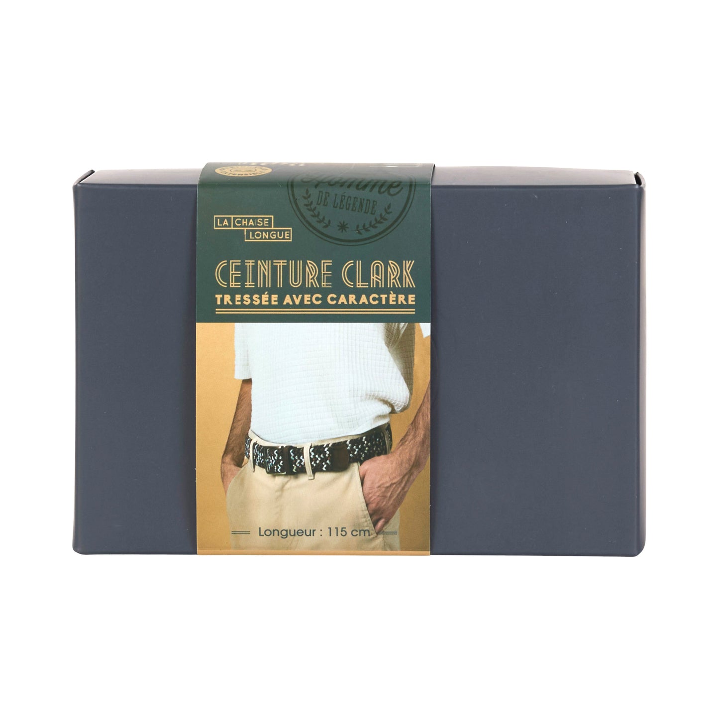 CEINTURE HOMME MULTICOLOR BLEU BEIGE