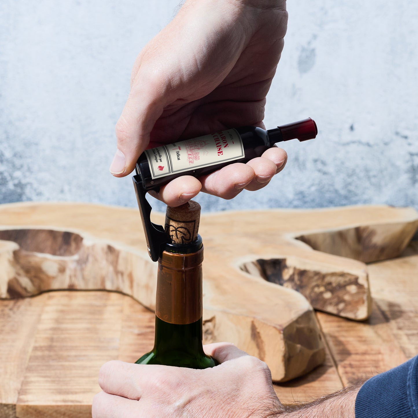 TIRE BOUCHON DECAPSULEUR BARON LA CHAISE