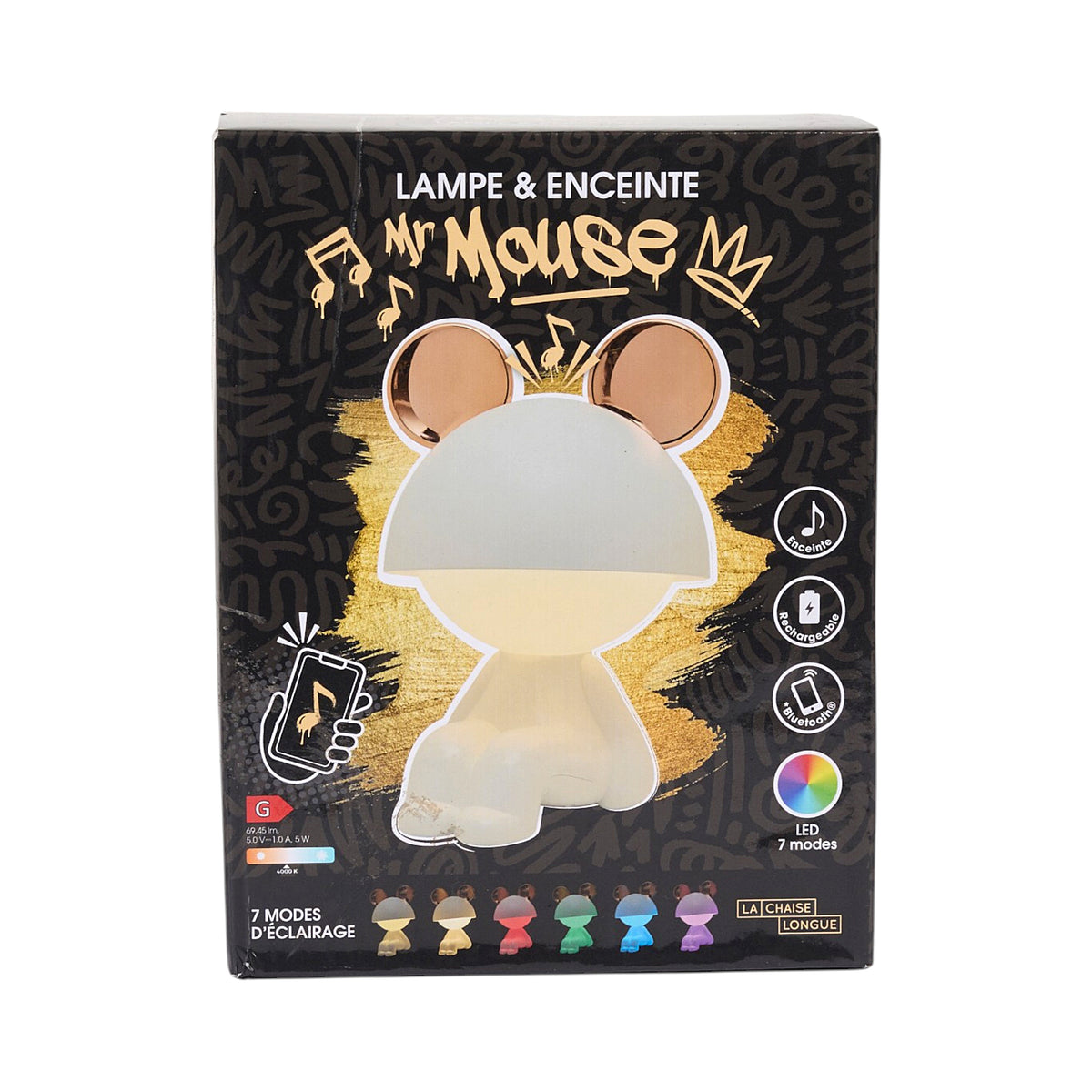 LAMPE ENCEINTE MISTER MOUSE GM ASSIS BLANC