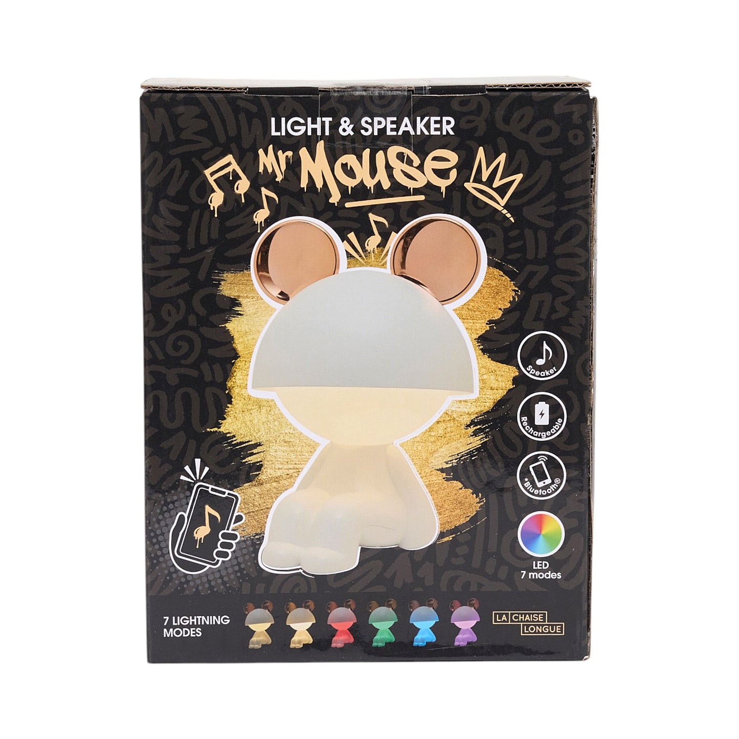LAMPE ENCEINTE MISTER MOUSE GM ASSIS BLANC