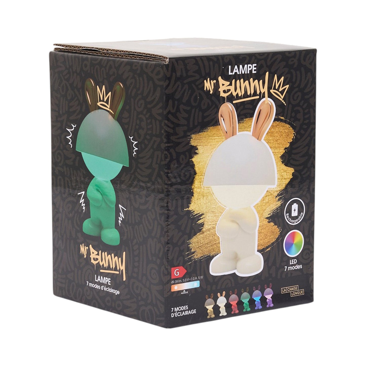 LAMPE MISTER BUNNY PM DEBOUT BLANC