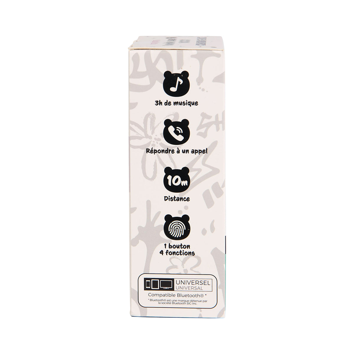 ENCEINTE CHANGING FACE SOURIS BLANC