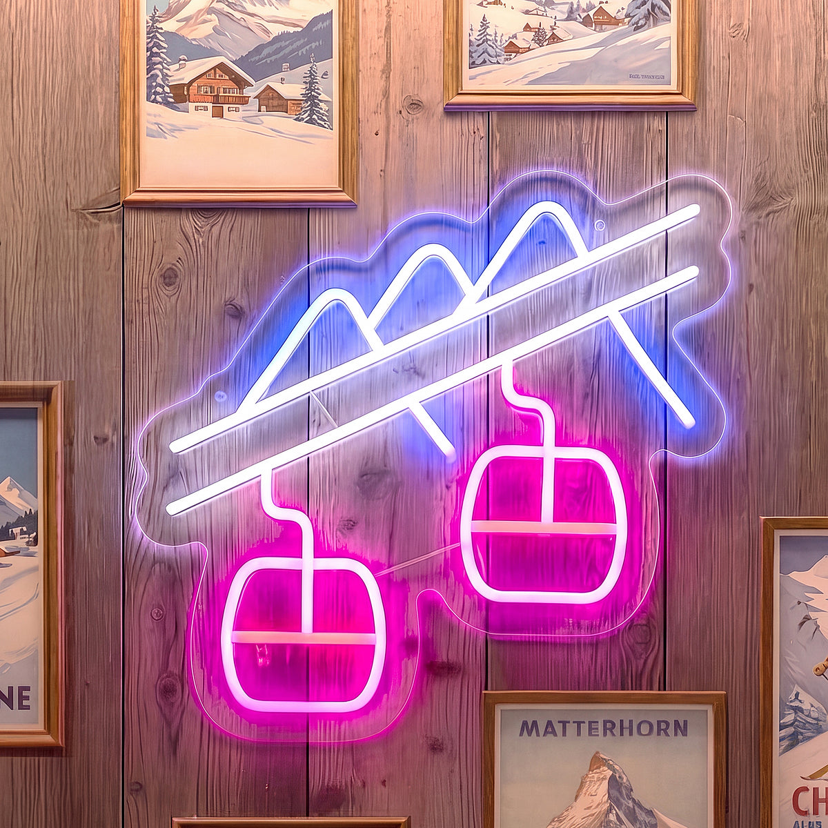LAMPE EFFET NEON TELECABINES