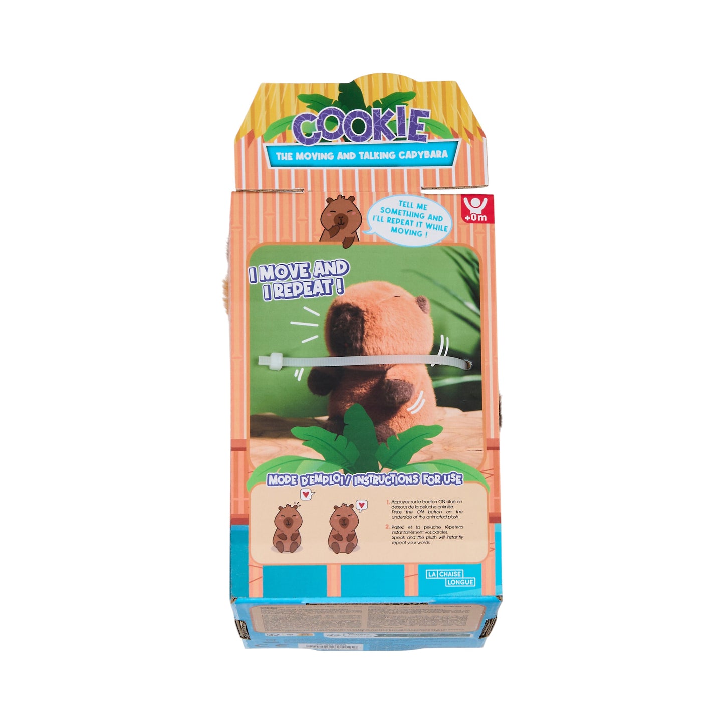 PELUCHE COOKIE LE CAPYBARA QUI PARLE