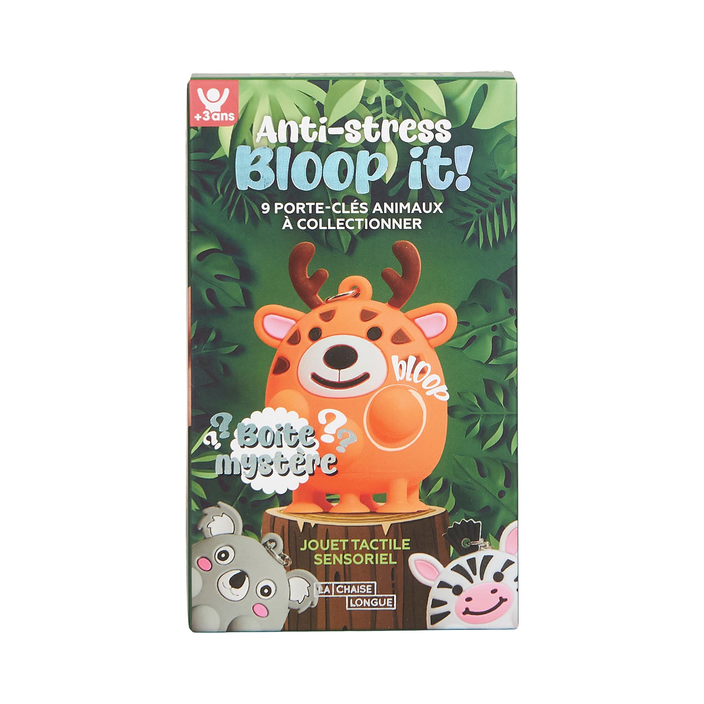 BLIND BOX PORTE CLES ANIMAUX ANTI STRESS