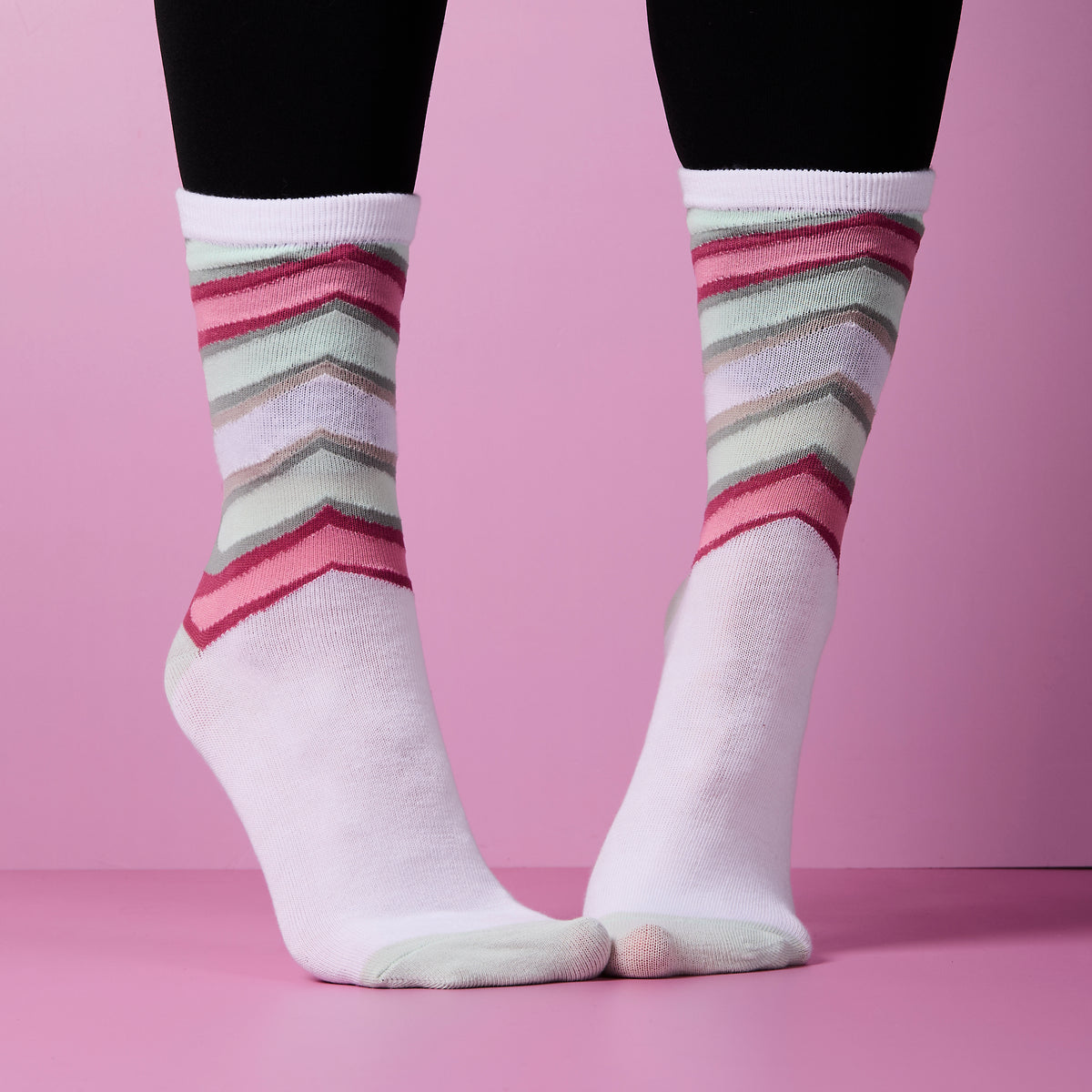 CHAUSSETTES BONBON GUIMAUVE 36-40