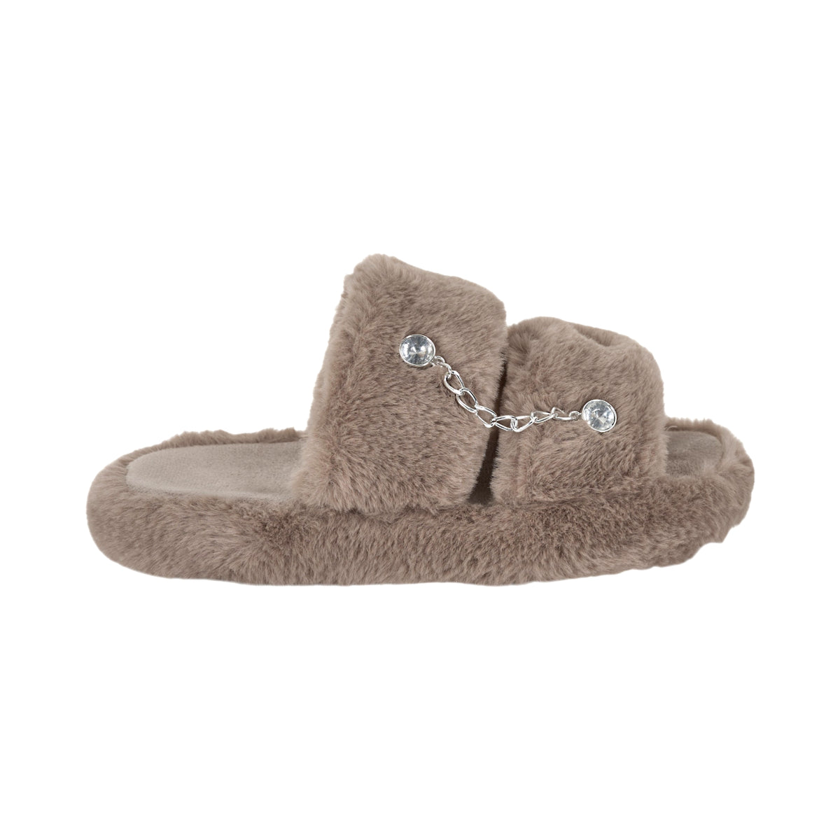 CHAUSSONS LUXURY GLAMS CHARMS TAUPE T37 38