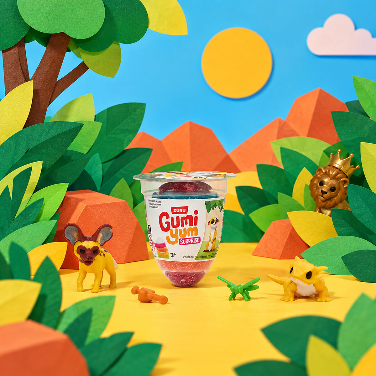 BONBON GUMI YUM SURPRISE WILDLIFE