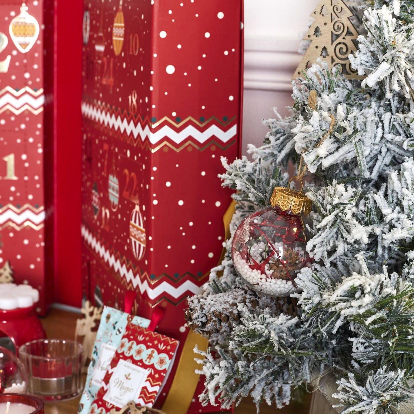 CALENDRIER AVENT BOUGIES ET SURPRISES NOEL TRADI