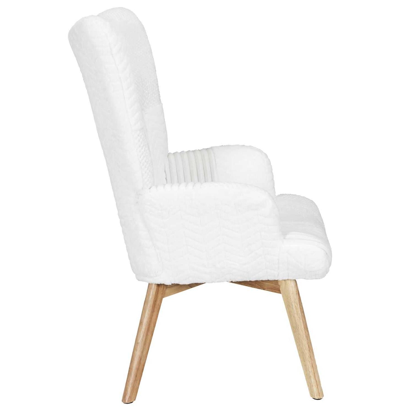 FAUTEUIL HELSINKI PATCHWORK BLANC